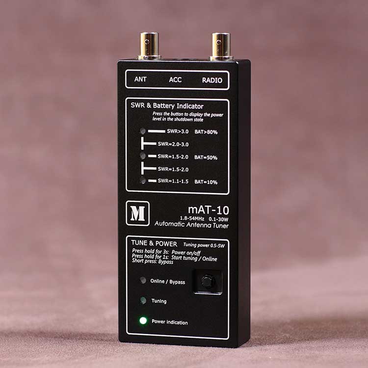 mAT-10 QRP Tuner Uathoibríoch Antenna